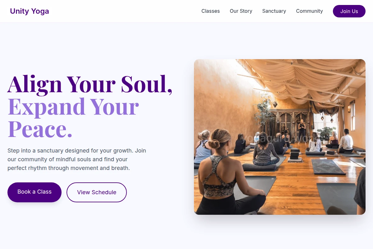 Unity Yoga Studio